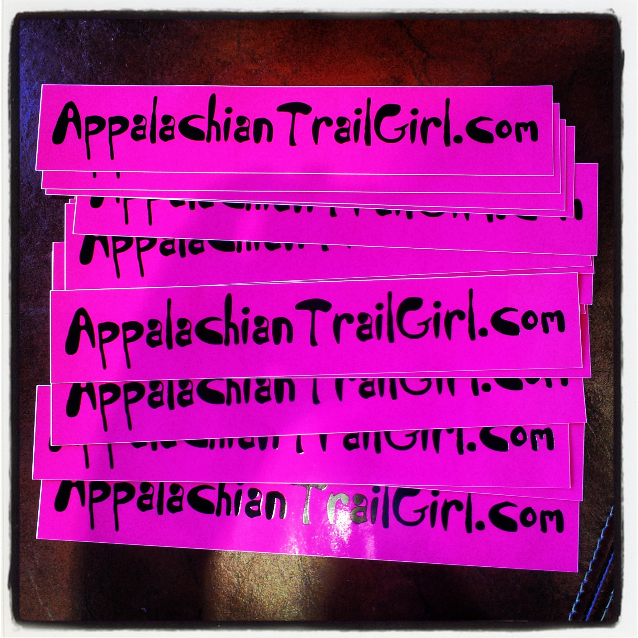 Expect to see me passing out these stickers at Trail Days.