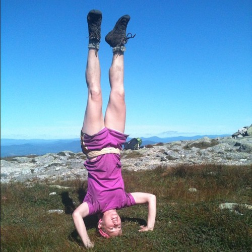 Who says you can't hike the trail on your head anyhow?
