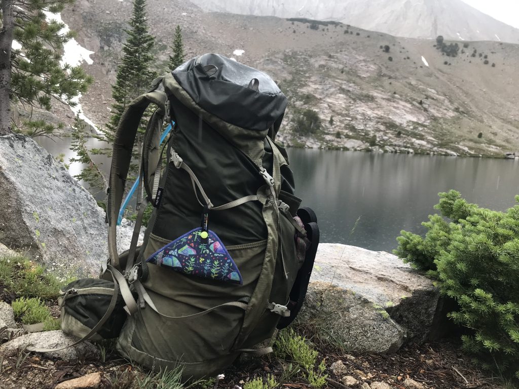 Kula Cloth pee rag in the outdoors